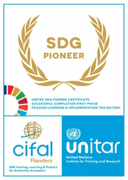 Certificato SDG Pioneer, Cifal, Unitar